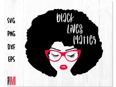 Black Lives Matter svg | African American Woman svg SVG CreativeStudioTM 