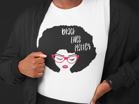 Black Lives Matter svg | African American Woman svg SVG CreativeStudioTM 