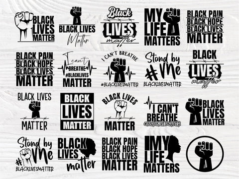 Black Lives Matter SVG, Black History Svg, tshirts SVG TonisArtStudio 