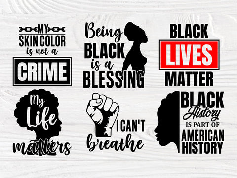 Black Lives Matter SVG Bundle, Black History Svg SVG TonisArtStudio 