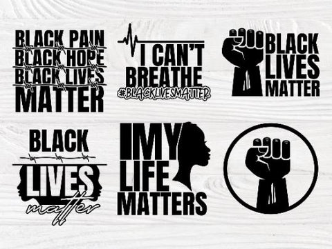 Black Lives Matter SVG Bundle, I Cant Breathe Svg SVG TonisArtStudio 