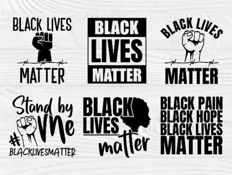 Black Lives Matter SVG Bundle, I Cant Breathe Svg SVG TonisArtStudio 