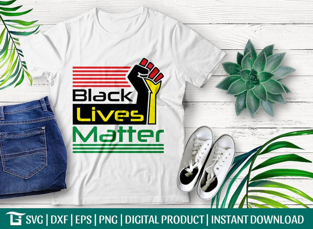 Black Lives Matter Svg Cut File, Inspirational Svg, Black Woman Svg, Goddess Queen Svg, Tshirt Design, SVG ETC Craft 