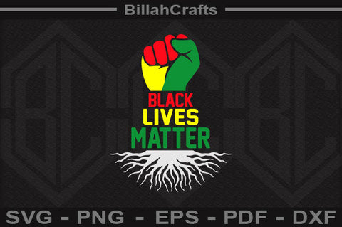 Black Lives Matter SVG File SVG BillahCrafts 
