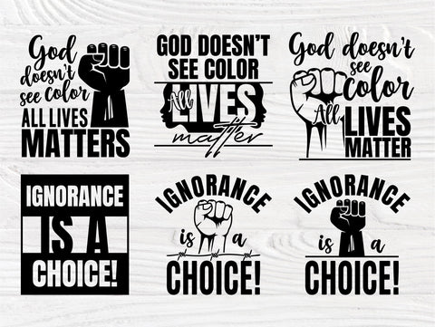 Black Lives Matter SVG, Life Matter, Svg Cut Files SVG TonisArtStudio 