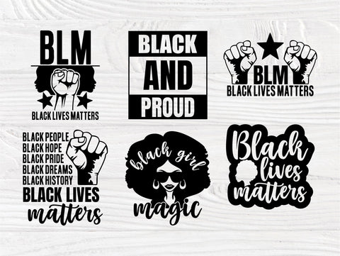Black Lives Matters SVG Bundle, Black History Svg SVG TonisArtStudio 