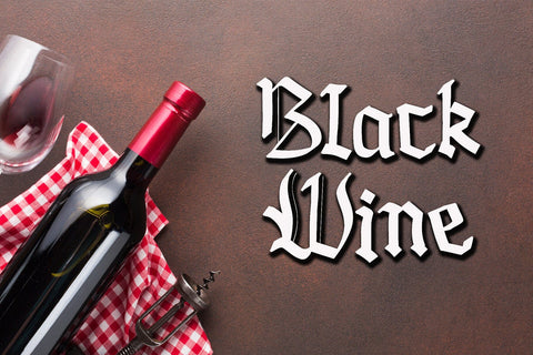 Black Lonthe Font Afandi Studio 