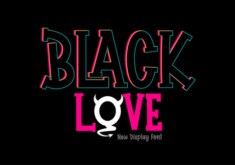 Black Love Font BB Digital Arts 