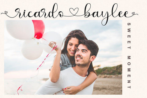 Black Love Pink Font Stefani Letter 