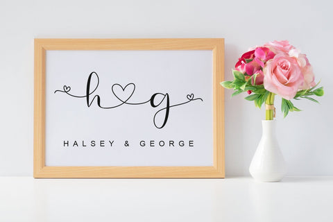 Black Love Pink Font Stefani Letter 