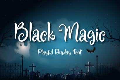 Black Magic - Playful Display Font Font Alpaprana Studio 