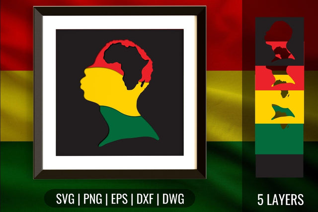 Black Man Shadowbox SVG SVG SvgOcean 