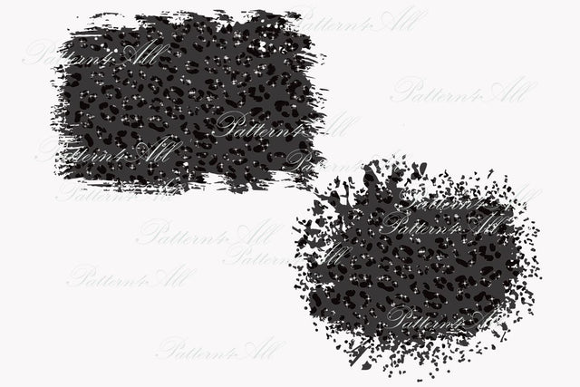 Black Matte Glitter Leopard Cheetah Distress Splash Sublimation Design,Leopard print texture,Distressed Leopard Print Sublimation PatchesPNG Sublimation ArtStudio 