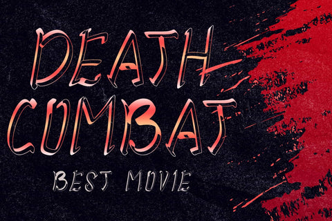 Black Mortal Font Prasetya Letter 