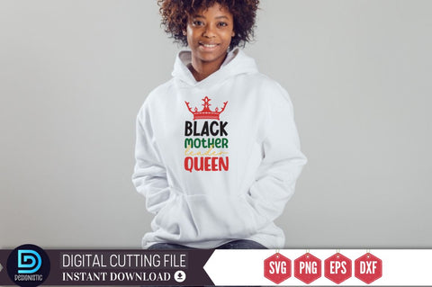 Black mother leader queen SVG SVG DESIGNISTIC 