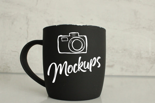 Black Mugs Mockups, Mugs Mock Up, Marble Backsplash, Home Mockup, Coffee Mug, Vertical, Flat Lay Pictures, Digital Mockups, Photo,Jpg Image Mock Up Photo ArtStudio 