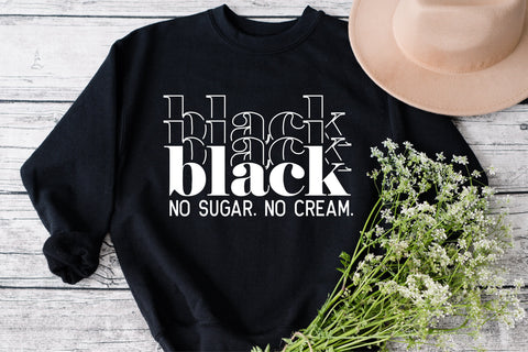 Black No Sugar No Cream Svg, Afro Black Woman Svg, Black History Svg, Black Woman Svg, Inspirational Svg, Svg Files For Cricut, Vector Svg SVG Fauz 