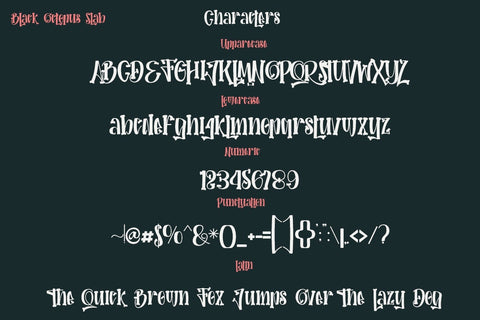 Black Octopus Font JH-CreativeFont 