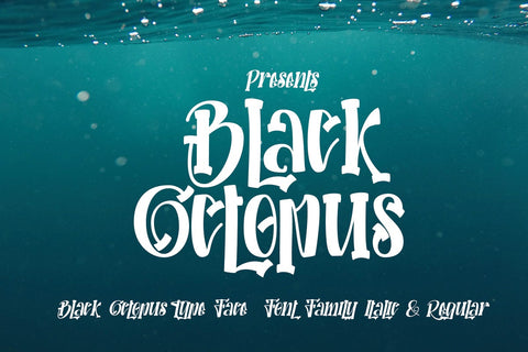 Black Octopus Font JH-CreativeFont 