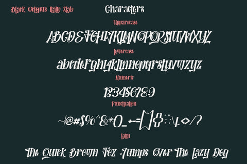 Black Octopus Font JH-CreativeFont 