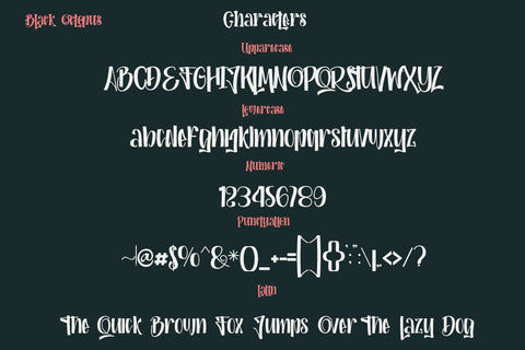 Black Octopus Font JH-CreativeFont 