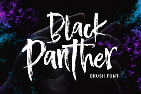 Black Panther Font gatype 