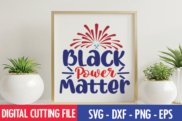 Black Power Matter SVG SVG thesvgfactory 
