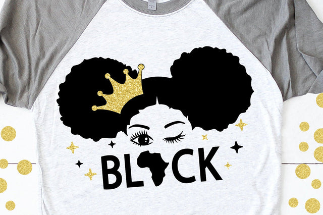 Black Princess Girl, Black Queen Svg, Black Girl Svg, Princess Svg, Melanin Queen, Black Girl Magic, Afro Woman, Svg Cut Files SVG 1uniqueminute 