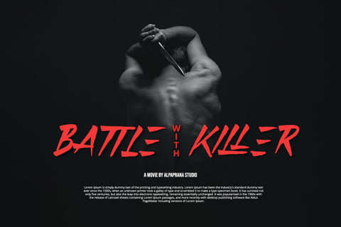 Black Pumpkin - Horror Display Font Font Alpaprana Studio 