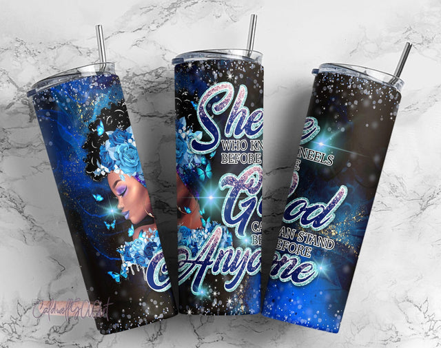 Black Queen PNG 20 Oz Tumbler Sublimation, African Black Girl Magic PNG Glitter Tumbler Wrap, Afro Melanin Girl Boss PNG Printable Download Sublimation CaldwellArt 