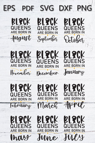 Black Queen SVG Bundle SVG Natasha Prando 