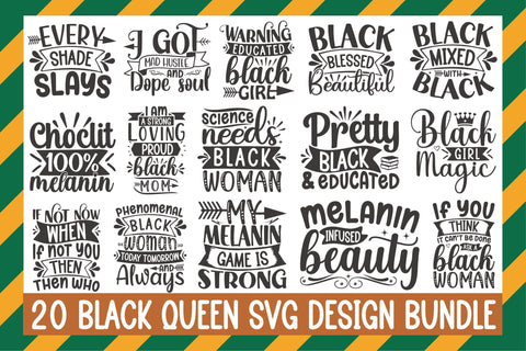 Black Queen Svg Design Bundle SVG Rupkotha 