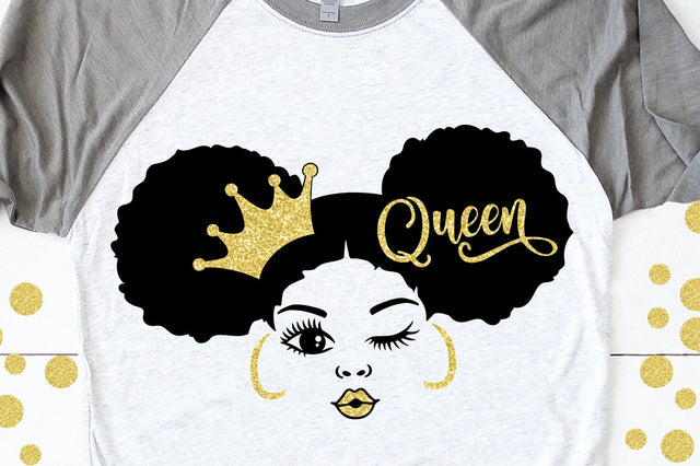 Black Queen Svg, Melanin Svg, Crown Svg, Black Woman Svg, Afro Queen, Black Girl Svg, Glitter Png, Black Girl Magic, Afro Kid, Svg Cut Files SVG 1uniqueminute 