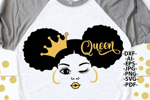 Black Queen Svg, Melanin Svg, Crown Svg, Black Woman Svg, Afro Queen, Black Girl Svg, Glitter Png, Black Girl Magic, Afro Kid, Svg Cut Files SVG 1uniqueminute 