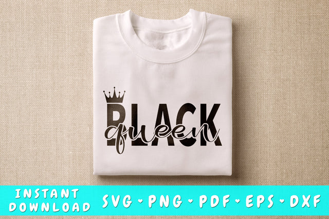 Black Queen SVG SVG HappyDesignStudio 