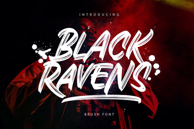 Black Ravens Font Arterfak Project 