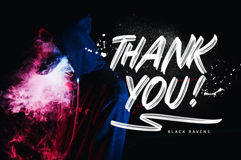 Black Ravens Font Arterfak Project 