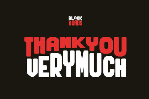 Black roads Font JH-CreativeFont 