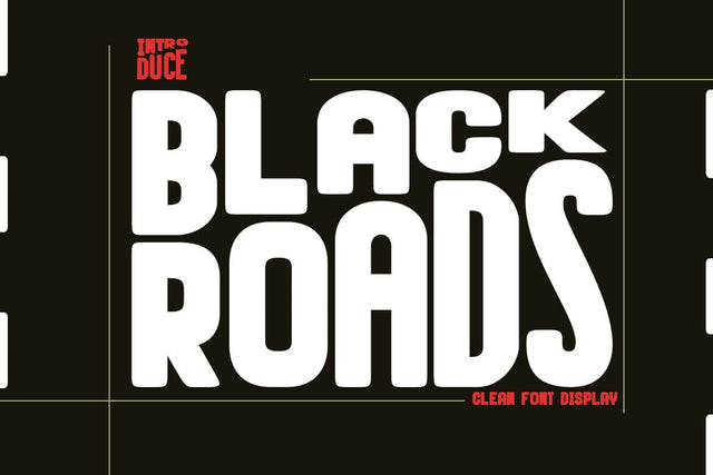 Black roads Font JH-CreativeFont 