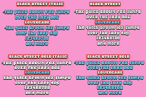 Black Street Font JH-CreativeFont 