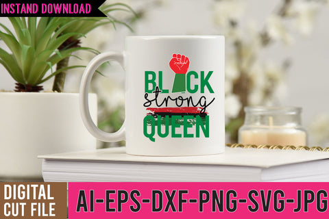 Black Strong Queen SVG Cut Files SVG BlackCatsMedia 
