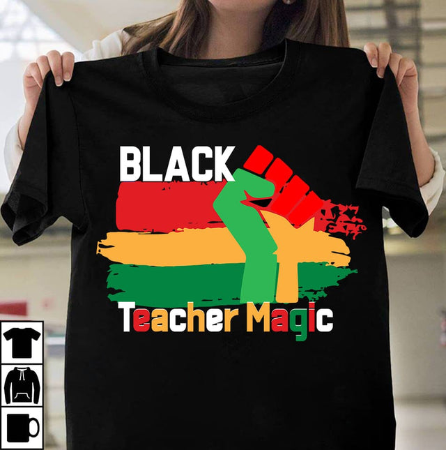 Black Teacher Magic SVG Cut File SVG BlackCatsMedia 