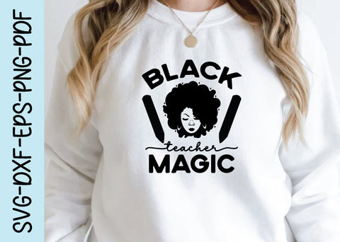 black teacher magic svg SVG designstore 