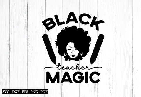 black teacher magic svg SVG designstore 