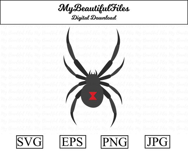 black widow - halloween SVG MyBeautifulFiles 