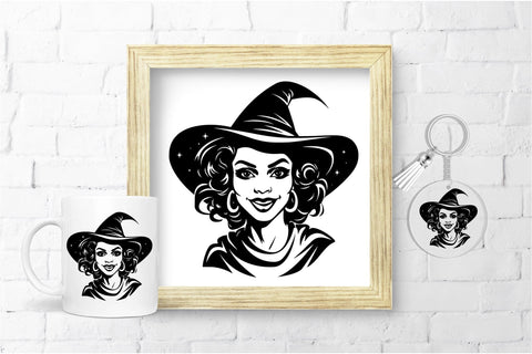 Black Witch SVG, Black Woman SVG File for Cricut SVG OrangeBrushStudio 