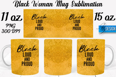 Black Woman Mug Sublimation | Coffee 11 Oz | 15 Oz Mug Sublimation Sublimation Fly Design 