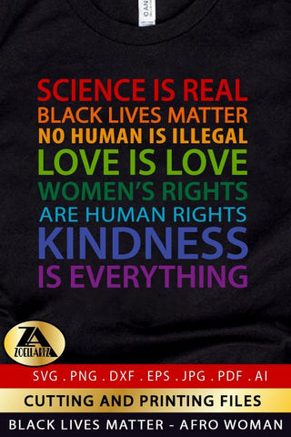 Black Woman SVG Black Lives Matter SVG African American SVG SVG zoellartz 
