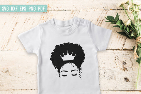 Black Woman SVG | Black Queen Svg | Afro Woman SVG SVG Irina Ostapenko 