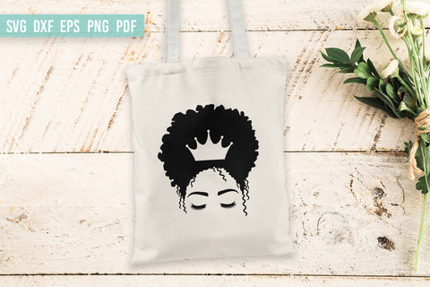 Black Woman SVG | Black Queen Svg | Afro Woman SVG SVG Irina Ostapenko 
